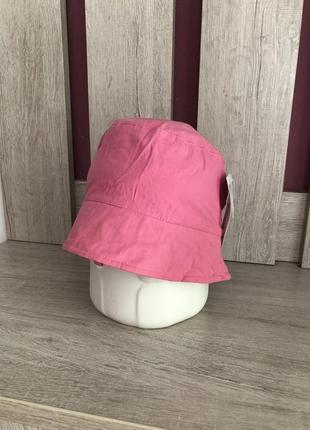 Панамка від сонця шапочка шапка рожева  бейсболка 6-9місяців панамка 43-45 см