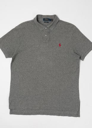 Polo ralph lauren custom fit t-shirt&nbsp; polo мужская футболка поло