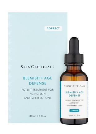 Skinceuticals blemish + age defense serum сыворотка против недостатков и признаков старения, 30 мл