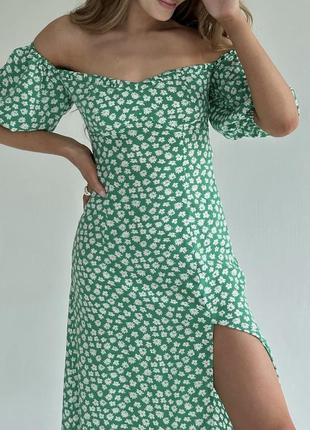 Сукня зі спущеними плечима. український бренд: cher 17. розмір xs. склад таканини: бавовна та віскоза.