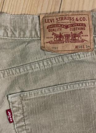 Вельветові levi’s 751