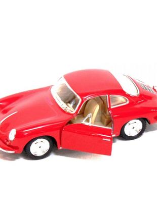 Колекційна іграшкова модель porsche 356b carrera kt5398w інерційна (червоний)