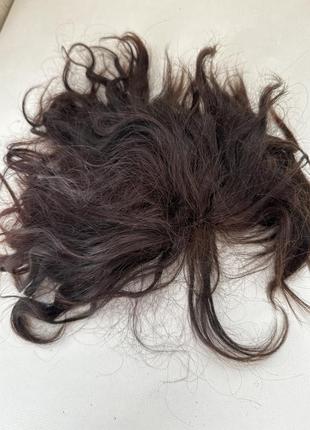 Накладка парик натуральные волосы на лысину