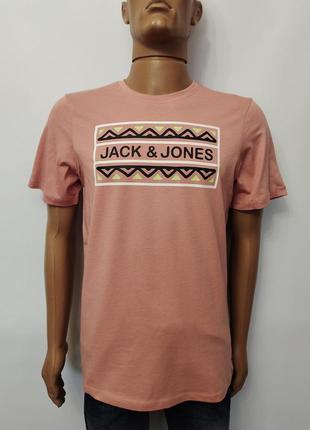 Чоловіча стильна футболка jack&jones, р.xs/s