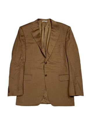 Canali tan brown cashmere wool blazer кашемир + шерсть пиджак\блейзер канала classit fit