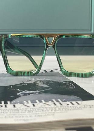 Стилные квадратные солнцезащитные очки lovis vuiton женские с ультрафиолетовой защитой модный летний аксессуар