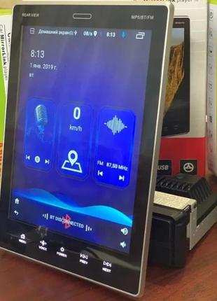 Автомагнітола 1din bluetooth gps wi-fi екраном 9.5" tesla style 9510a на android 2 ram+16gb storage7 фото