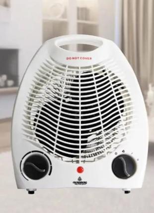 Обогреватель дуйка, 2000 вт защита от перегрева crownberg cb-7747, тепловентилятор бытовой, дуйчик