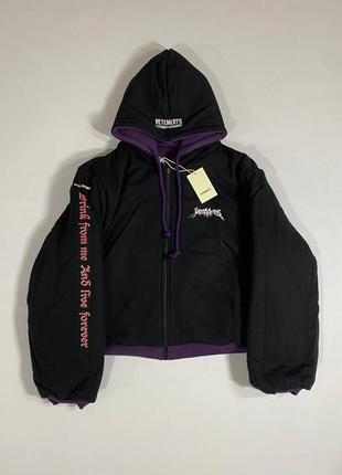 Бомбер vetements total fucking darkness reverse jacket