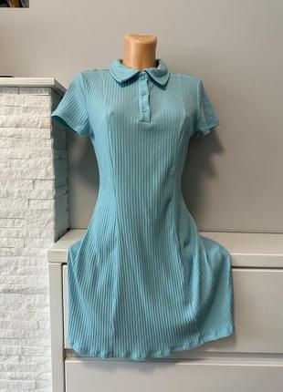 Сукня в рубчик