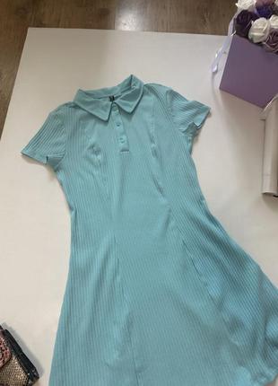 Сукня в рубчик7 фото