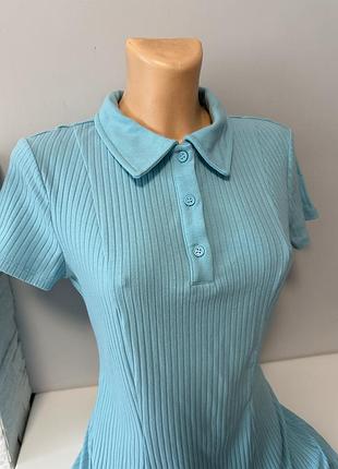 Сукня в рубчик8 фото