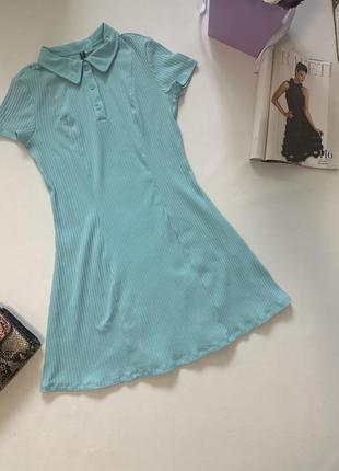 Сукня в рубчик5 фото