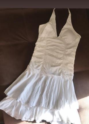Платье белое летнее сарафан