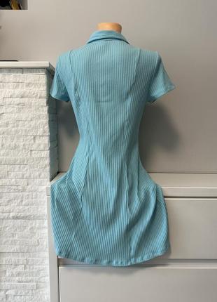 Сукня в рубчик4 фото