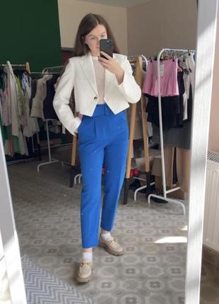 Брюки zara, брюки с пояском зара
