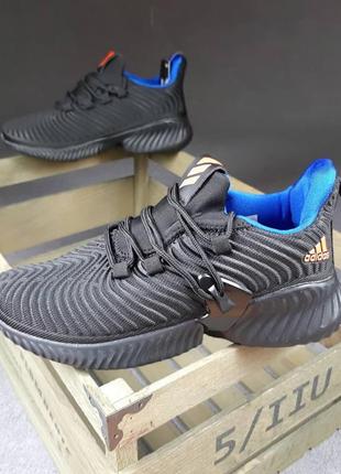 Кроссовки adidas alphabounce instinct черные с синим