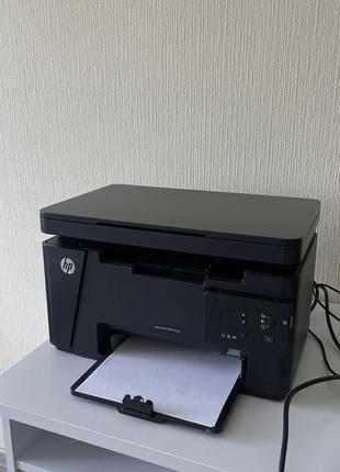 Принтер і ксерокс hp laserjet pro mfp m125a / лазерний монохромний друк / 600x600 dpi / a4 / 20 стор/хв / usb 2.0