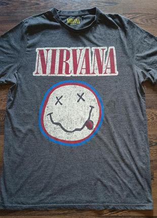 Nirvana merch 2015 футболка