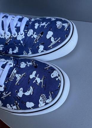 Blue snoopy vans best sale