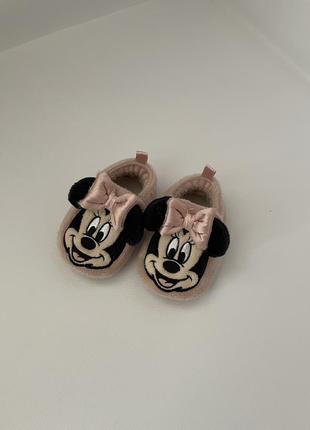 Капці  дитячі h&m  minnie mouse 14-15 розмір