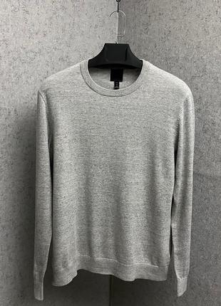 Сірий светр від бренда h&amp;m