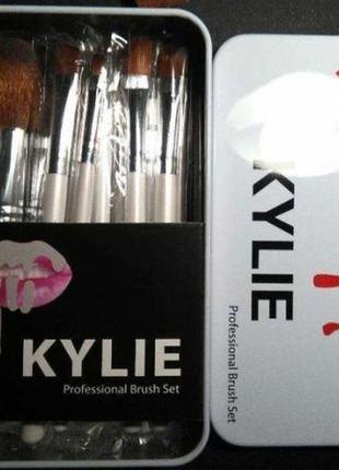 Kylie пензлик для макіяжу make-up brush set білий 12 шт art-4022 (160 шт)