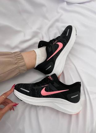Жіночі кросівки nike zoom x black white pink