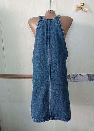 Брендовый джинсовый сарафан р.36 new look