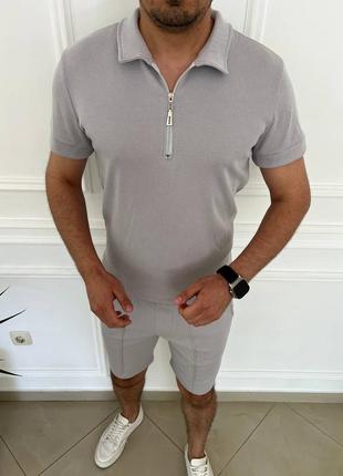 6️⃣7️⃣0️&lt;unk&gt; грн мужской костюм шорты + футболка комплект