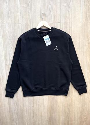 Оригинальный jordan (m) essentials fleece crew свитшот худи кофта fj7776