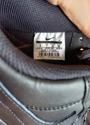 Кроссовки nike air force 1 (black) 5
