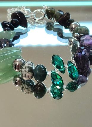 Браслет з натурального каміння