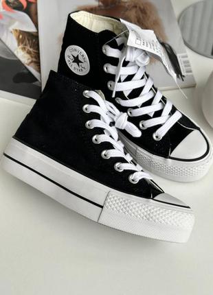 Converse hight chuck taylor platform black