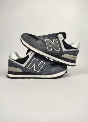 Кросівки new balance 574 gray black white