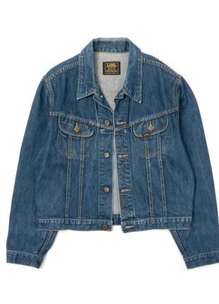 Lee riders vintage denim trucker jacket вінтажна джинсова куртка