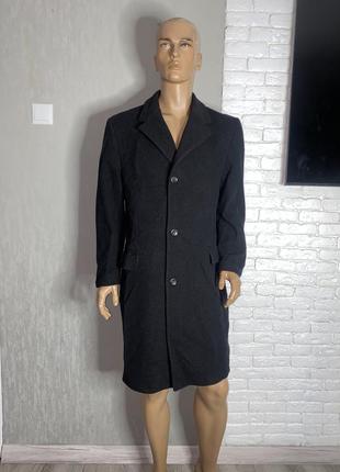 Чоловіче класичне пальто шерсть і кашемір, демісезонне пальто van gils 56р.