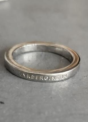 Dyrberg kern кольцо кольца в серебряном тоне