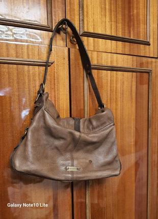 Hidesign женская вместительная сумка натуральная кожа с плечевым кожаным ремнем