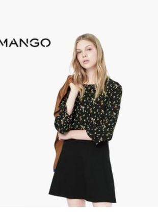 Распродажа! нежная блуза в цветочный принт от mango
