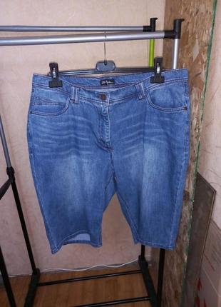 Нові джинсові шорти-бермуди 54-56 розмір