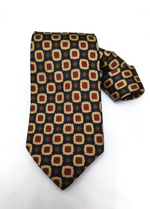 Винтаж шелковый галстук louis feraud /9335/