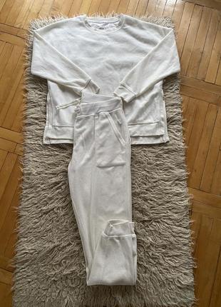 Тепла флісова піжама домашній костюм primark