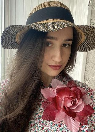 Плетений капелюх із полями m&s marks spencer