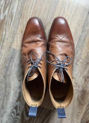 Премиум кожаные туфли (высокие ) dune