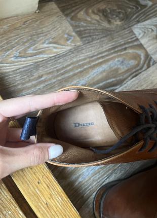 Премиум кожаные туфли (высокие ) dune