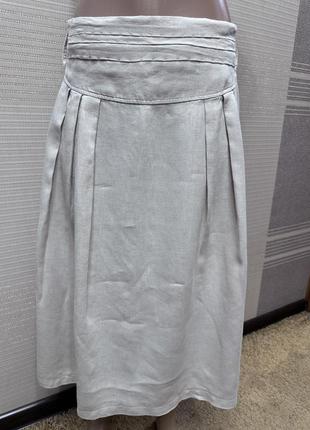 Красивая льняная юбка. 10 рр. jimmy key. 100 % лен.