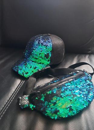 Детский набор (кепка + бананка) reserved (6-12 лет)