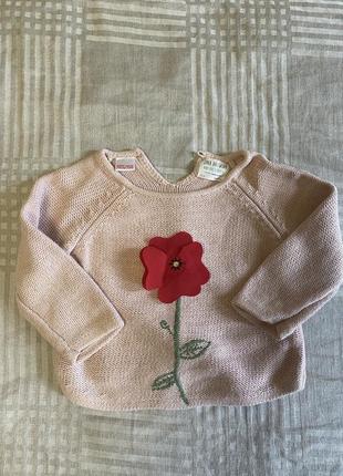 Кофта свитер на девочку 18-24 месяца, кофта zara