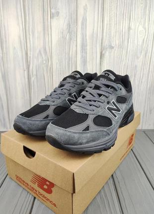 Кроссовки нью баланс new balance 993 gray black4 фото